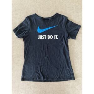 Nike The Nike Tee Athletic Cut T Shirt Women's Size Large Black